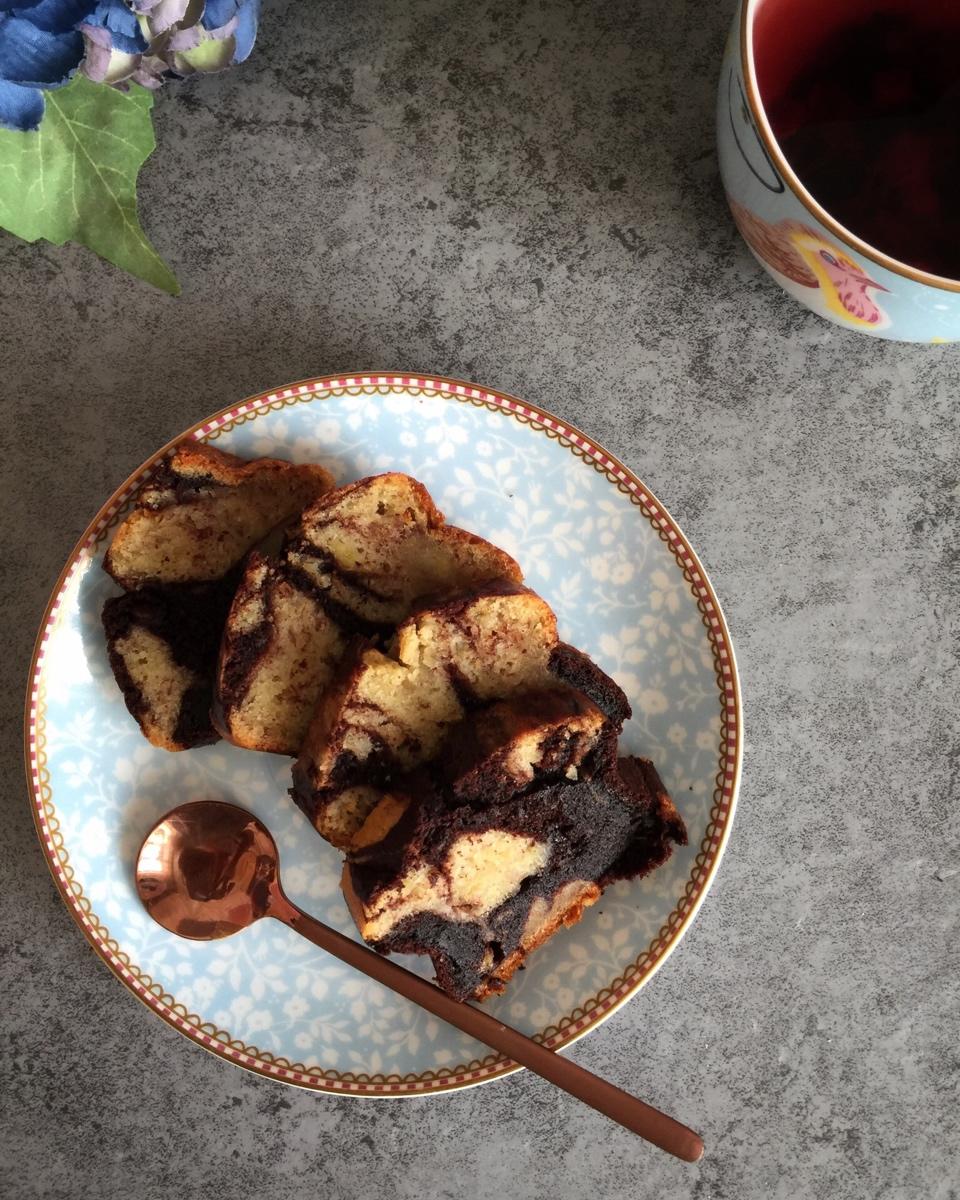 巧克力大理石纹香蕉蛋糕