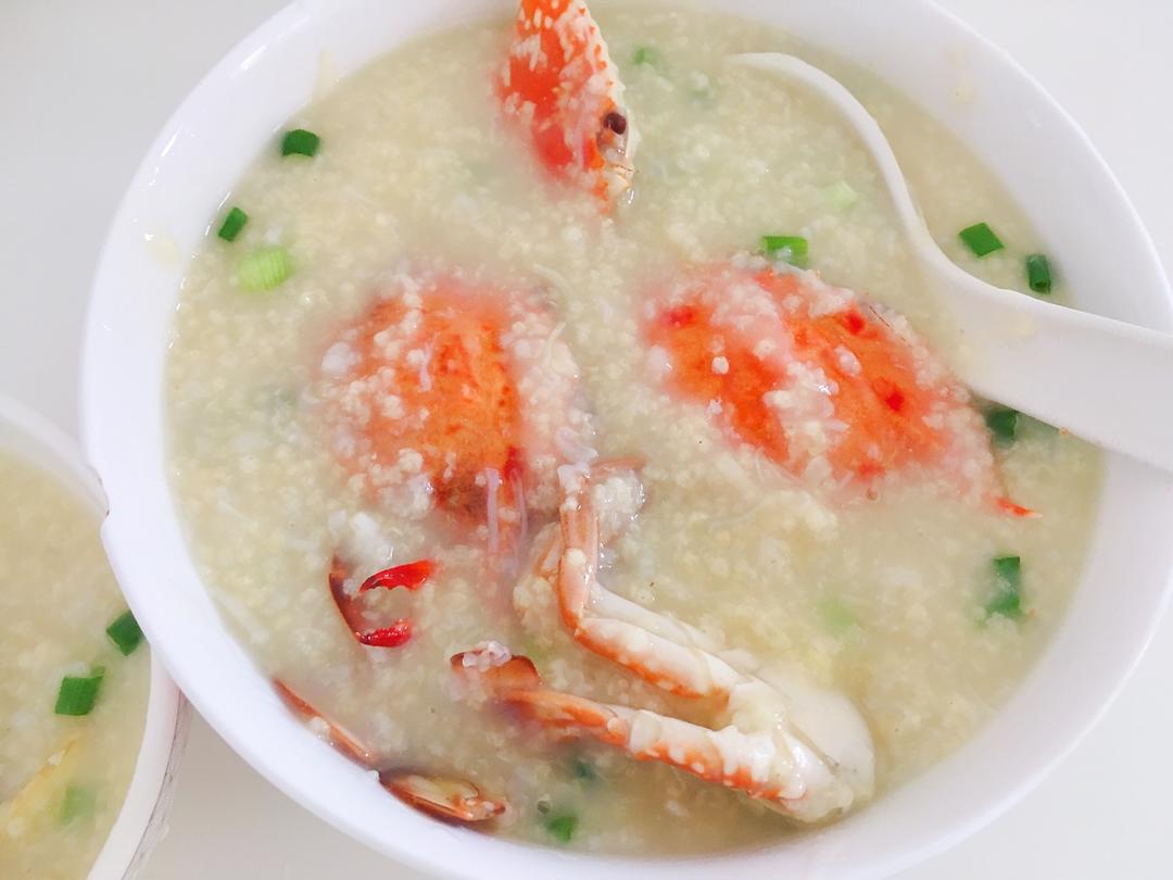 生滚花蟹粥