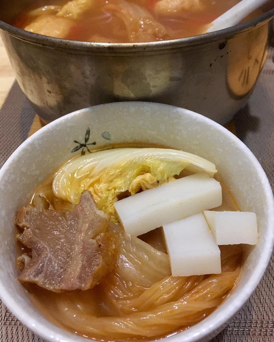 泡菜汤年糕
