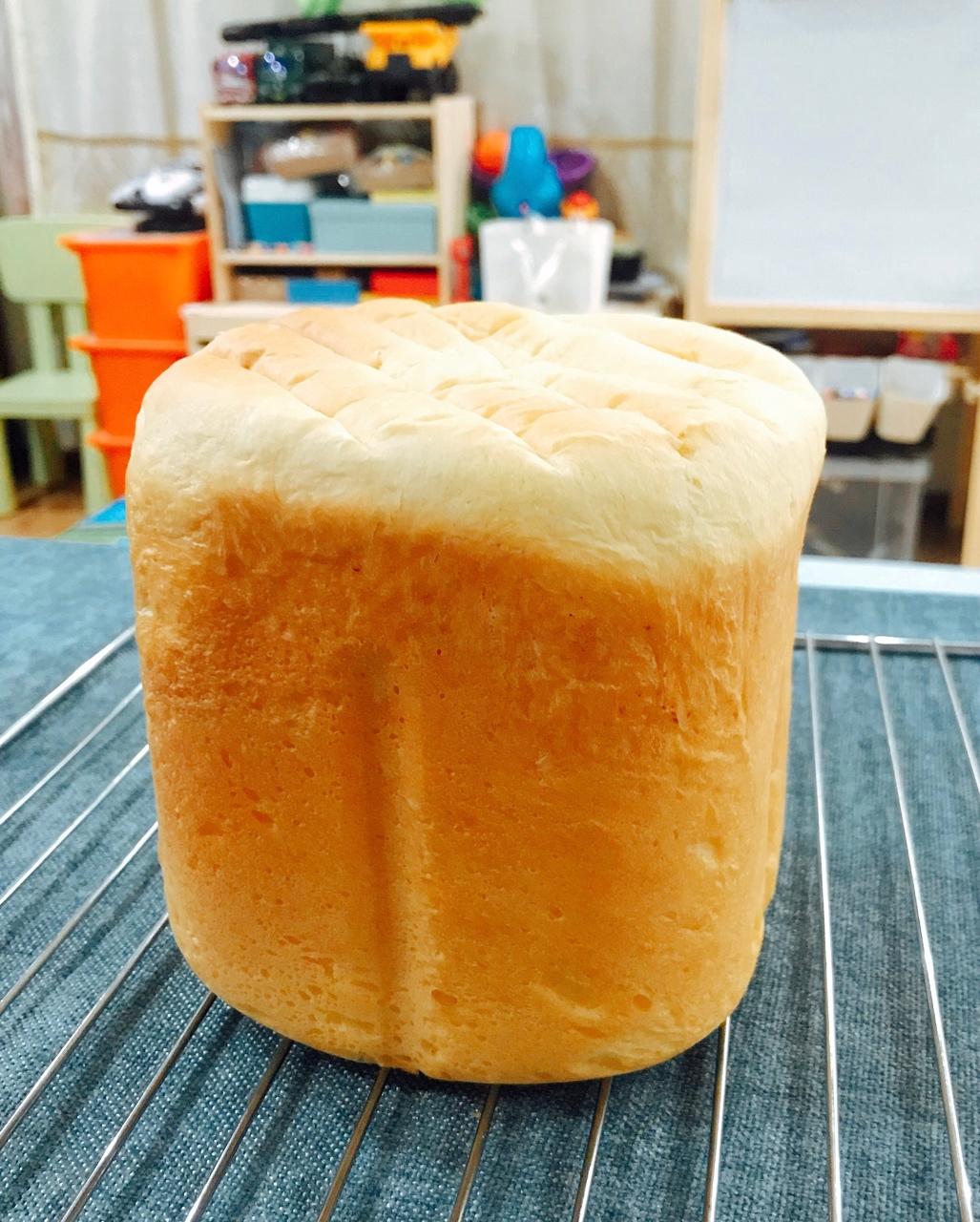 超级好吃的原味面包（面包机版）