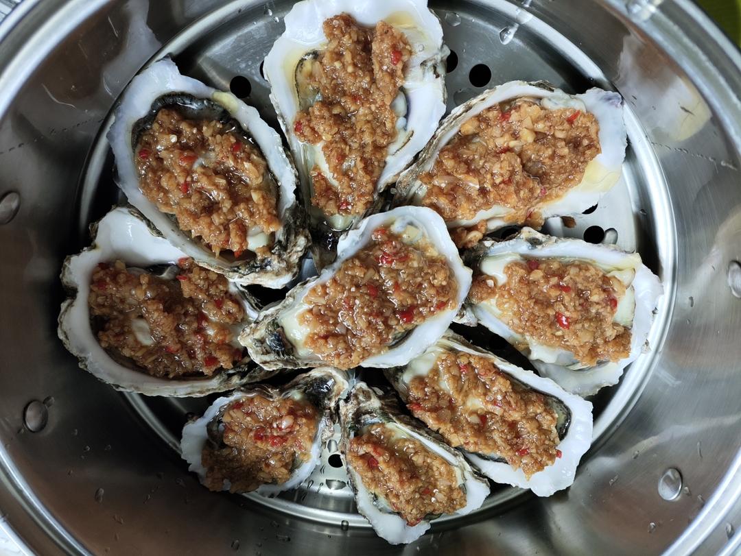 超简单～蒸蒜蓉生蚝