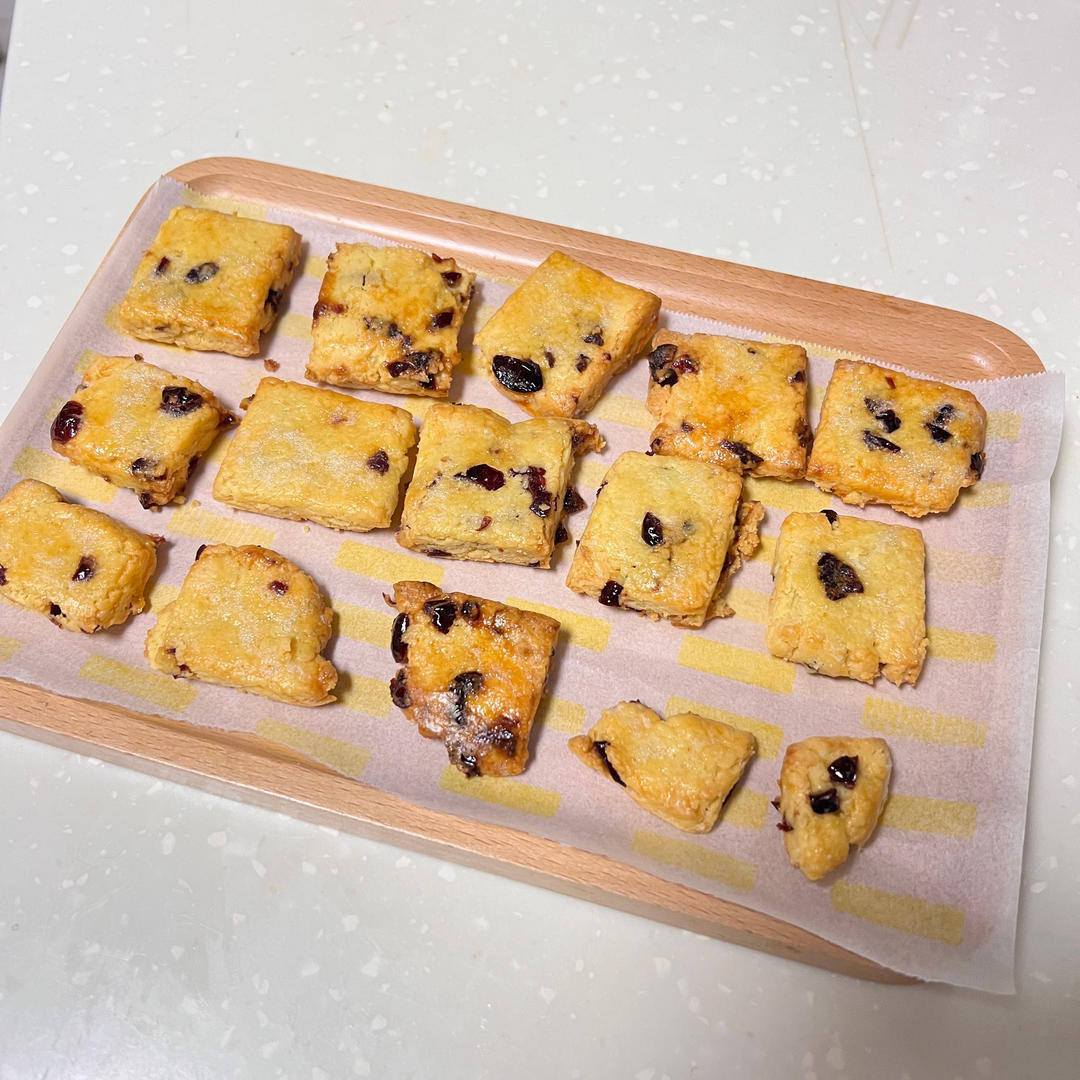 空气炸锅版葡萄奶酥饼干