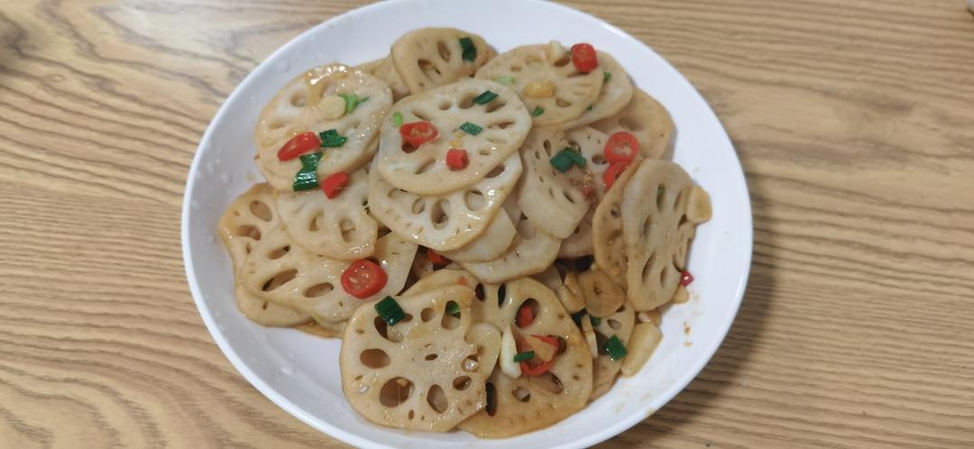 清炒藕片