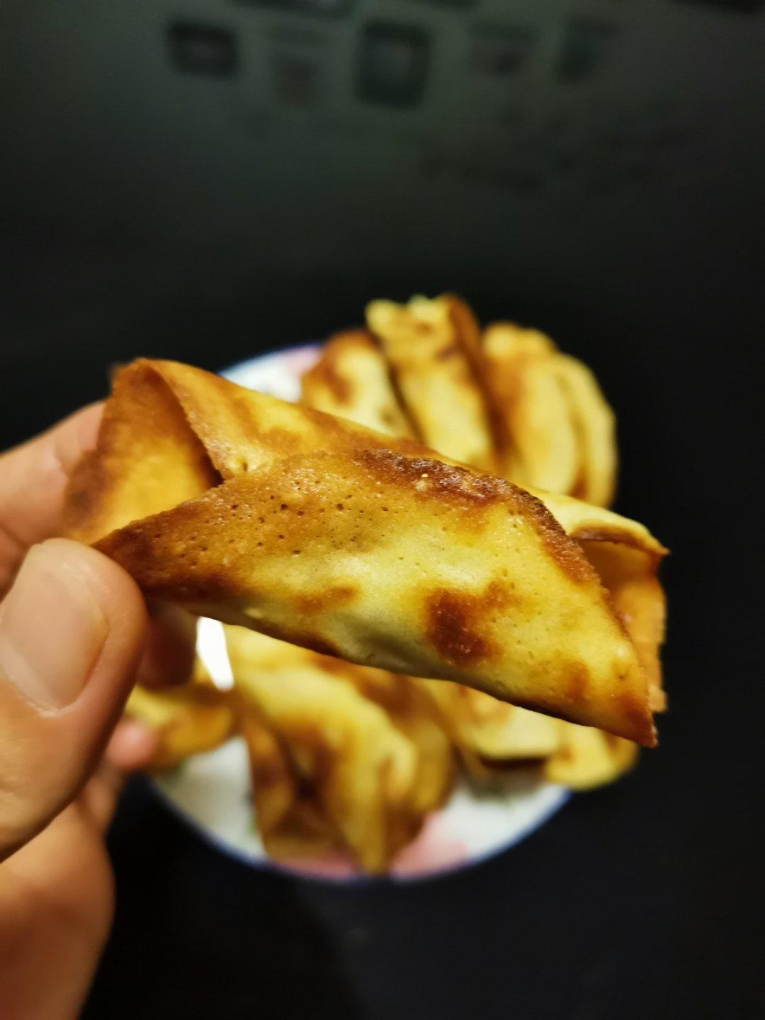 堂妈教你做脆脆的黑芝麻蛋卷