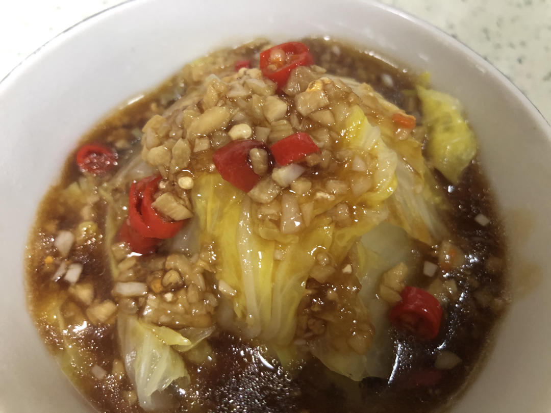 5分钟搞定‼️家常菜蒜香娃娃菜，巨好吃！