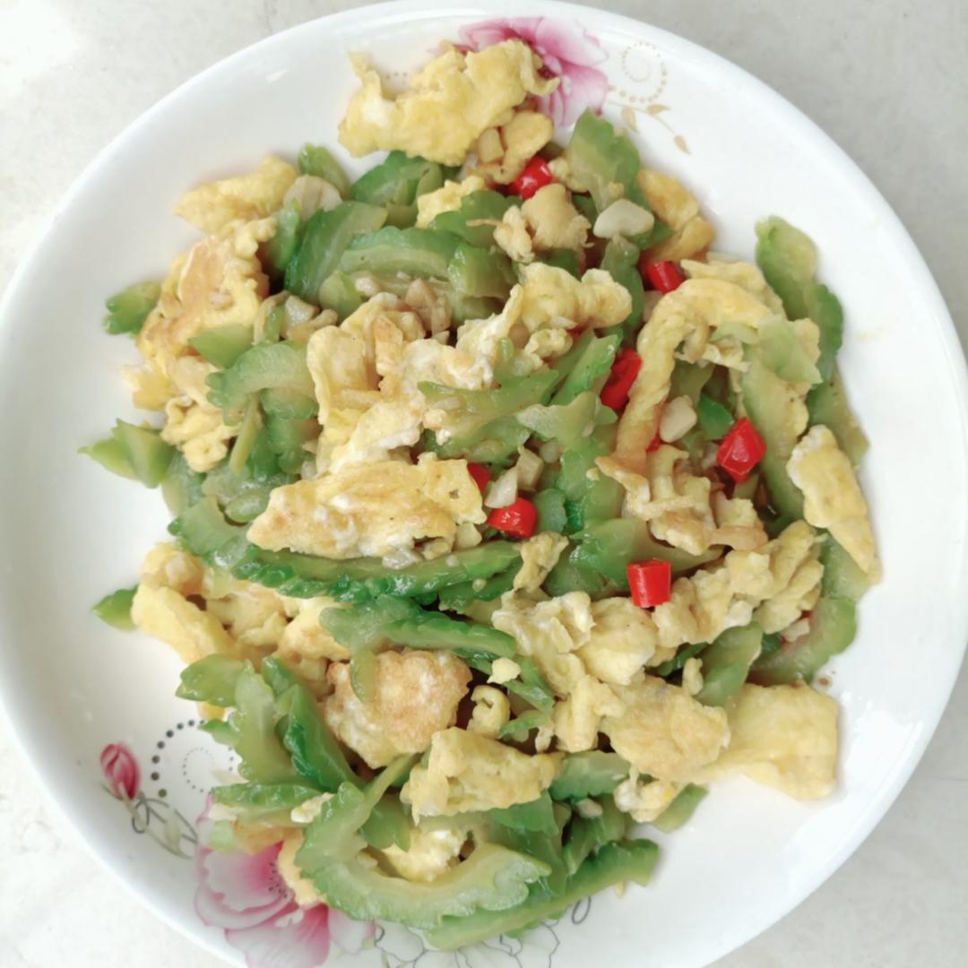 排毒减肥❤️苦瓜炒鸡蛋