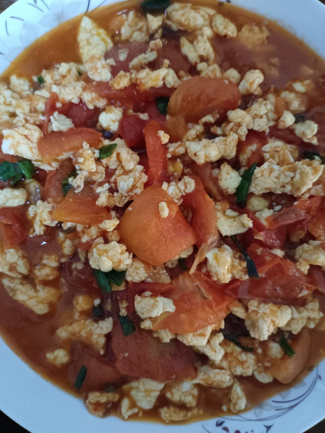 超嫩滑的番茄炒蛋