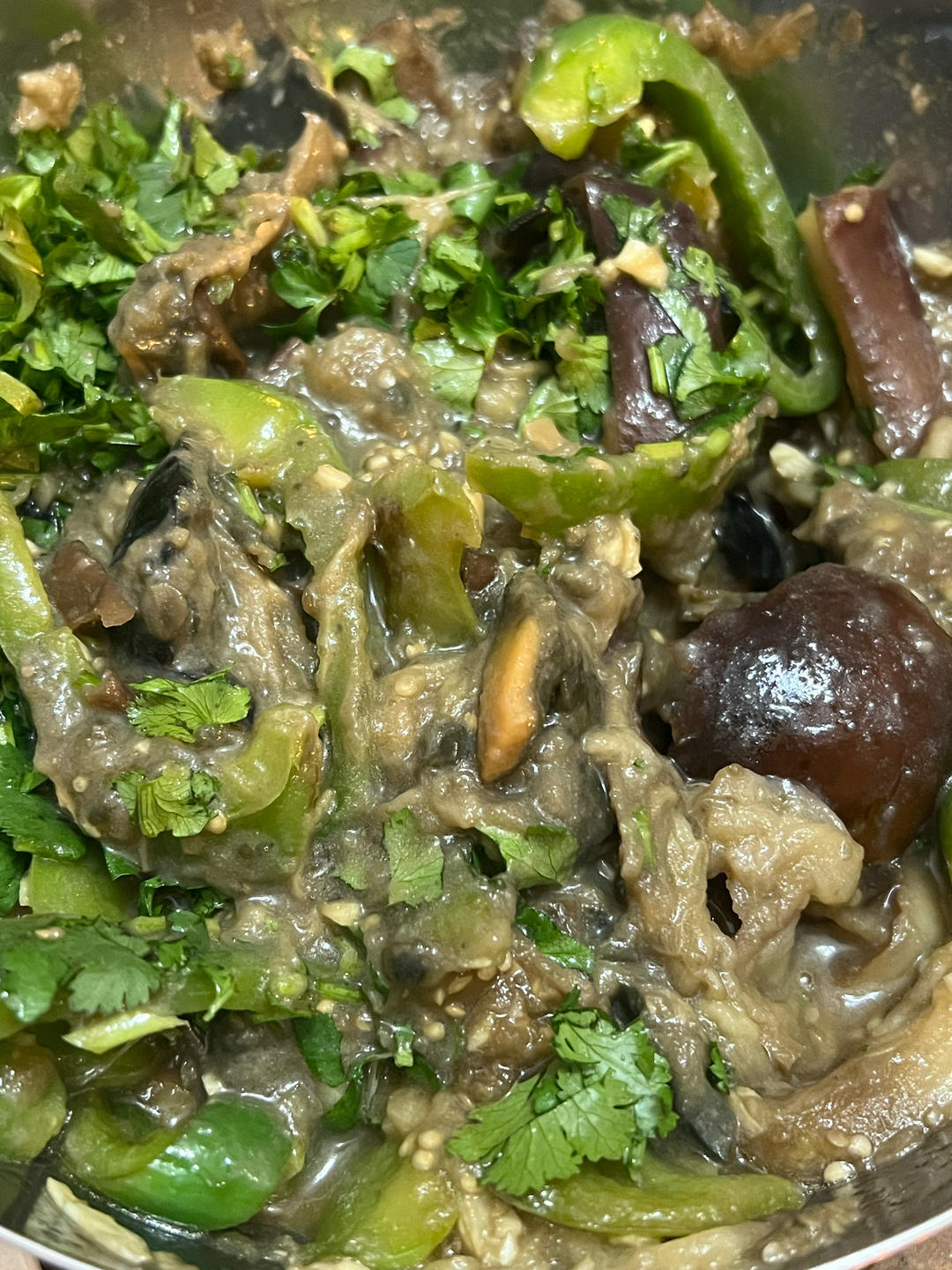 擂辣椒皮蛋茄子