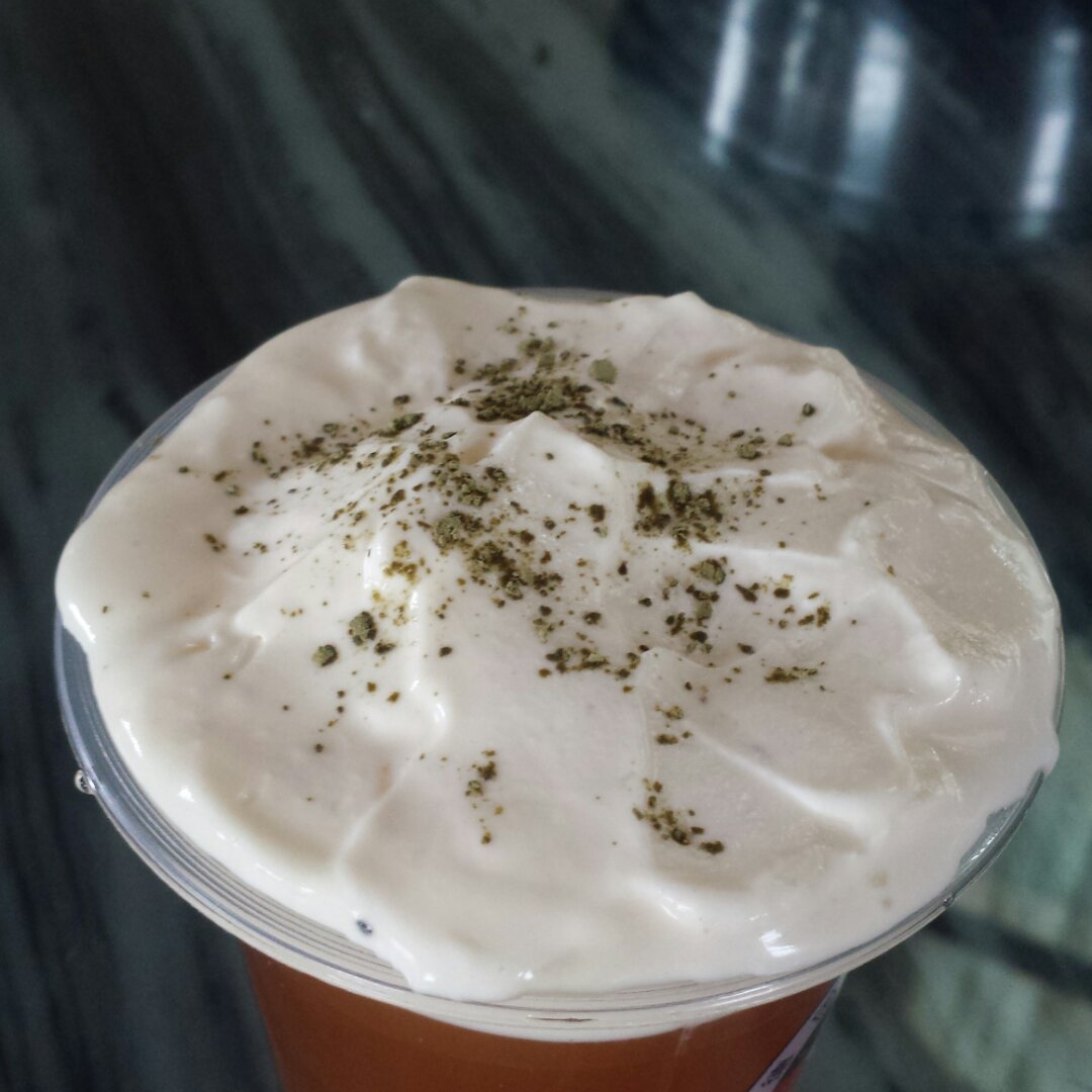 岩盐芝士绿茶——快乐柠檬完美复刻