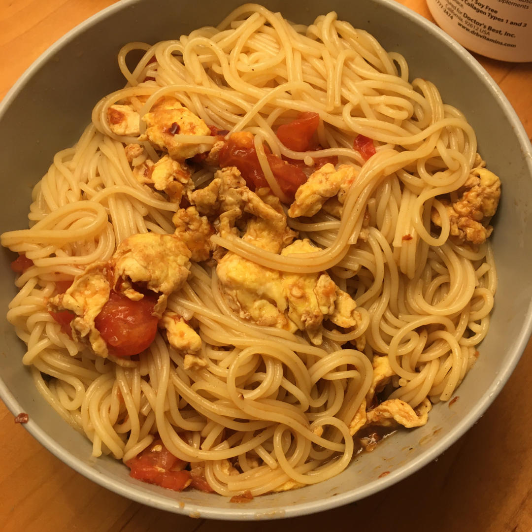 西红柿鸡蛋打卤面的卤