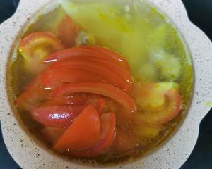 西红柿土豆肉丸汤的做法 步骤14