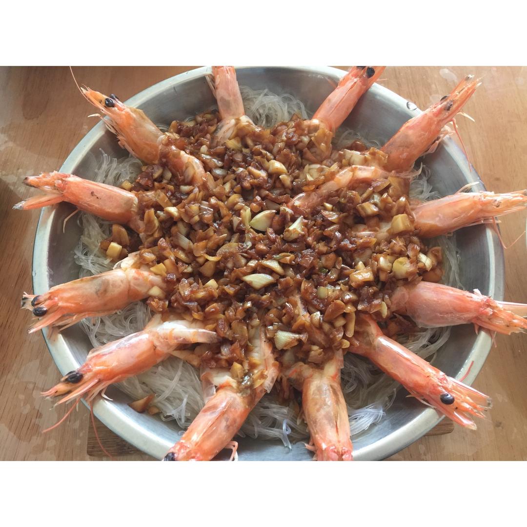 蒜蓉粉丝蒸虾