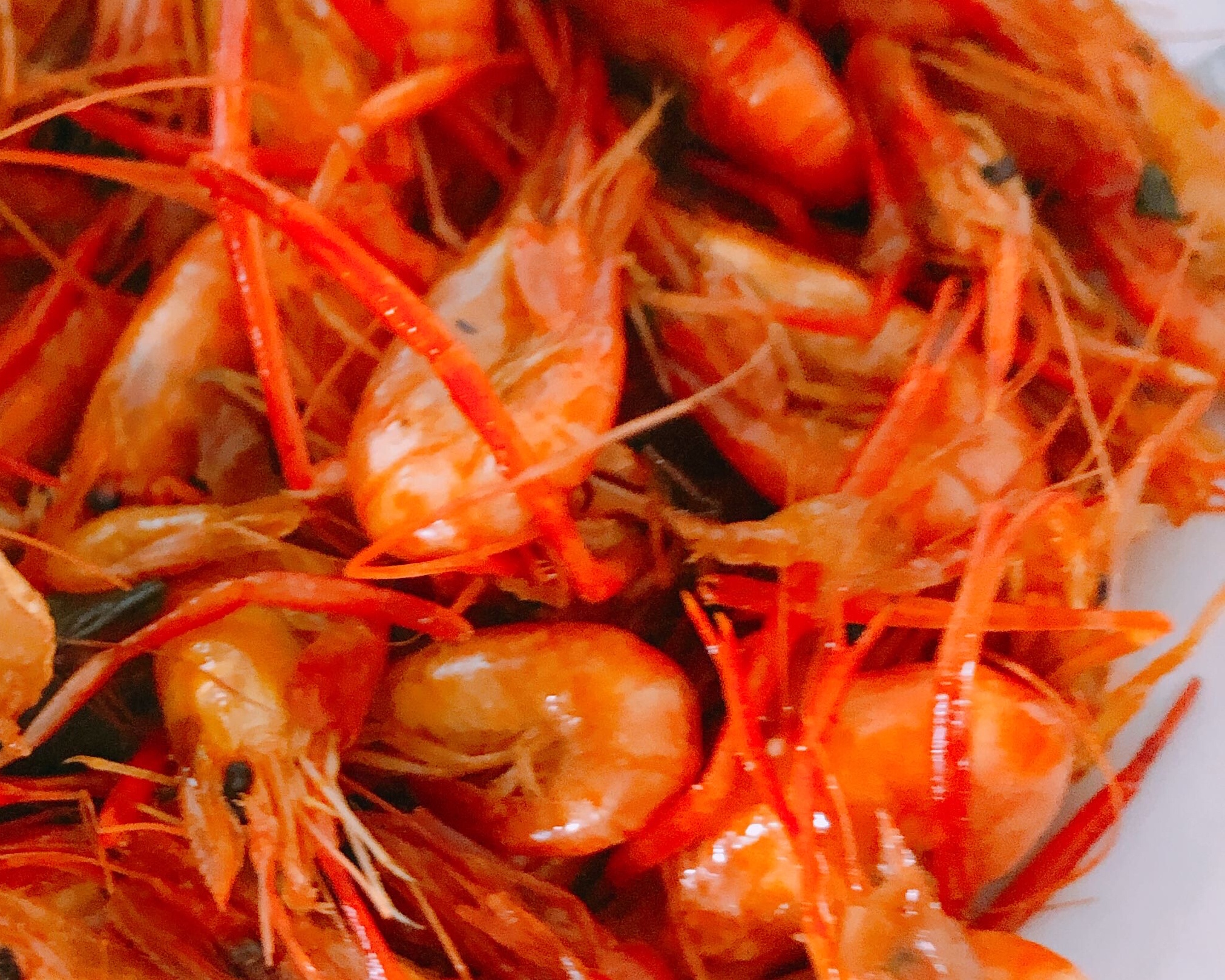 爆炒河虾（甜口）—炒得好吃的关键点的做法
