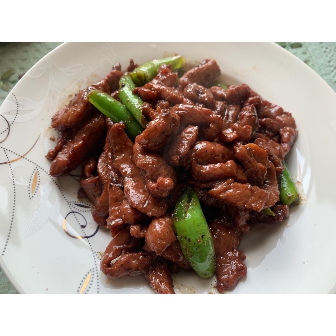 尖椒牛柳