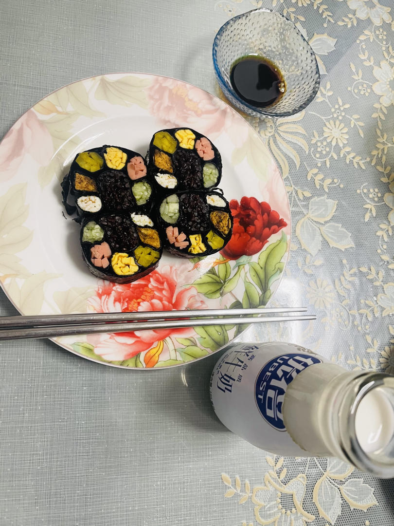高颜值的花朵寿司