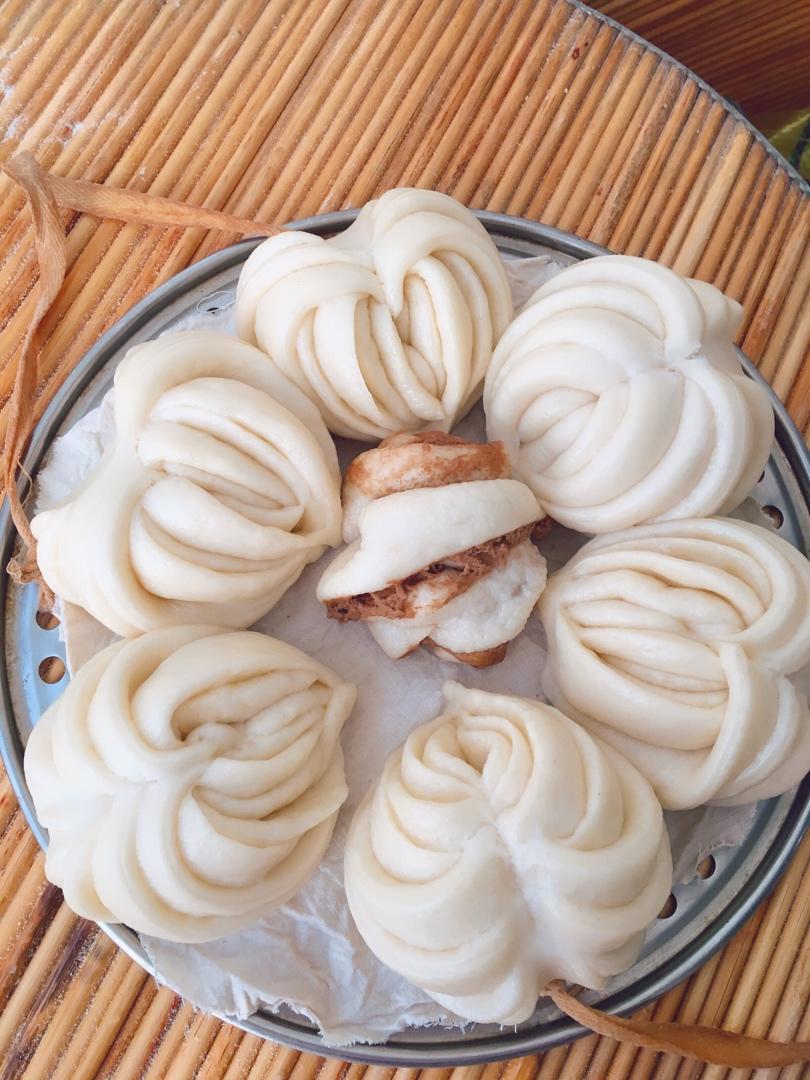 造型漂亮做法超简单的，花卷馒头