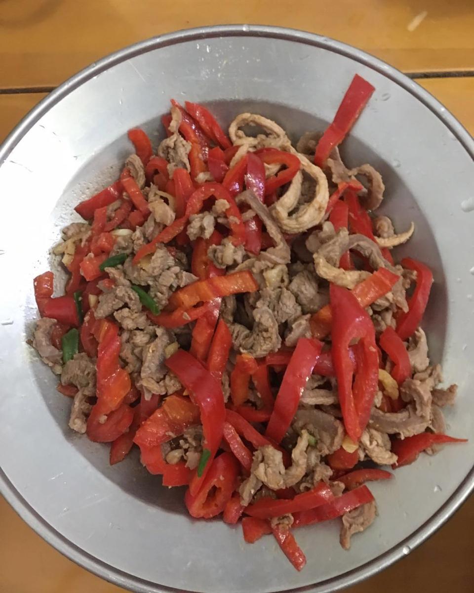 红椒炒牛肉