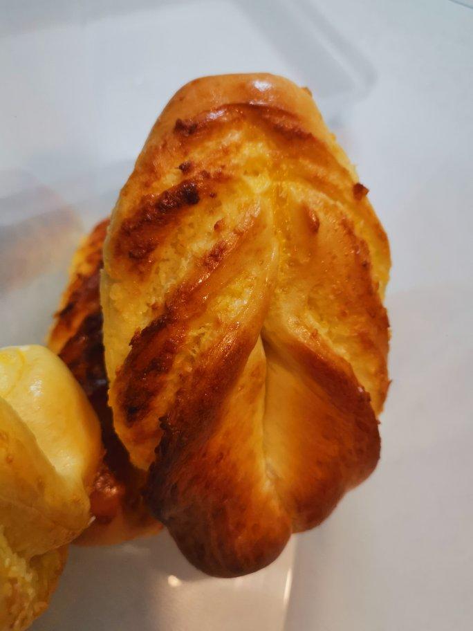 椰蓉淡奶油面包(一次发酵)附椰蓉馅做法