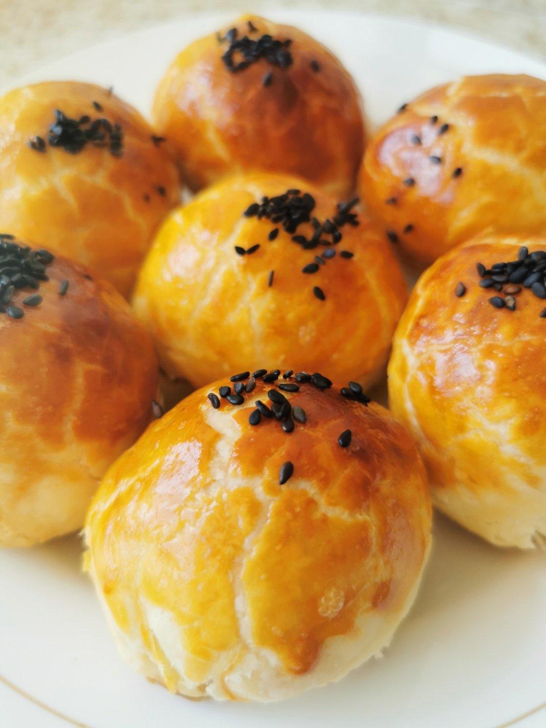 你们想学的蛋黄酥教程来了（图文+视频）