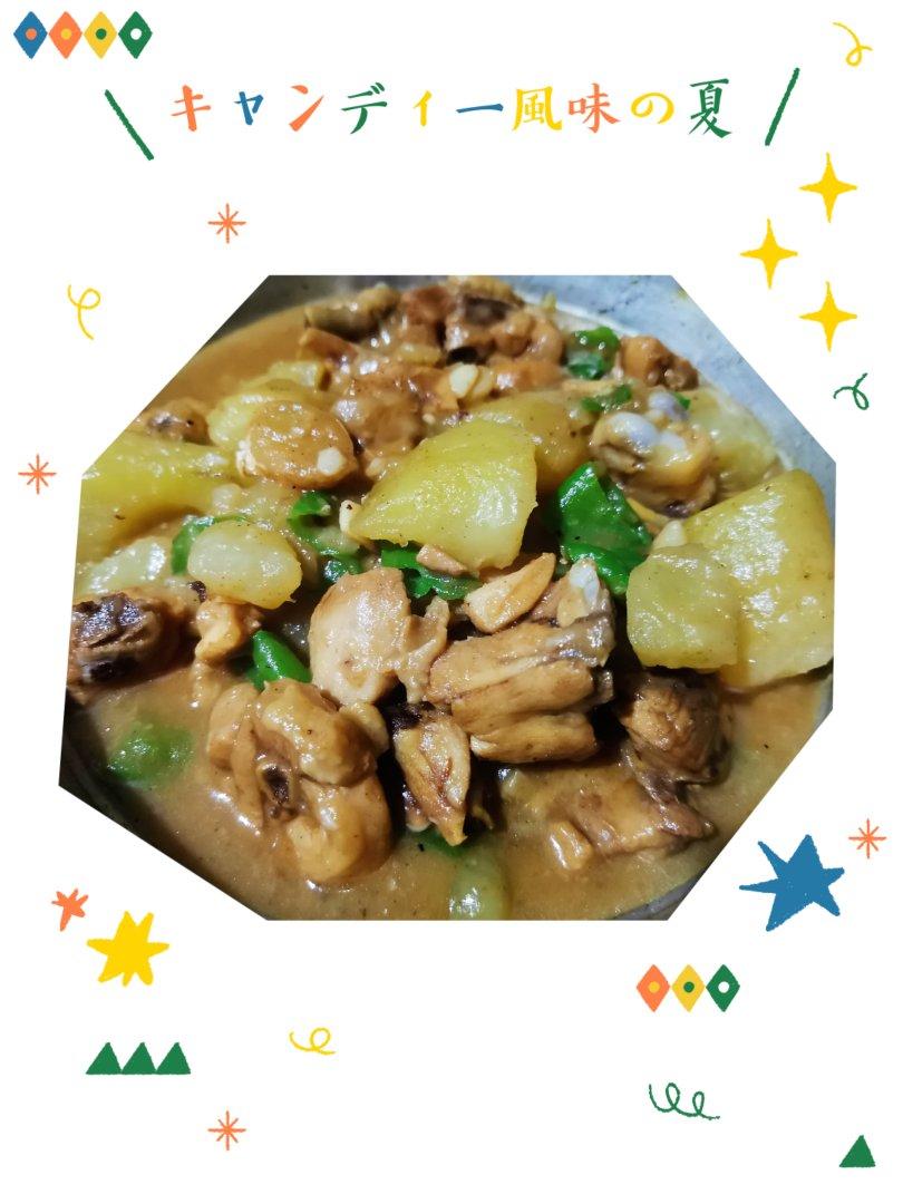 土豆焖鸡腿