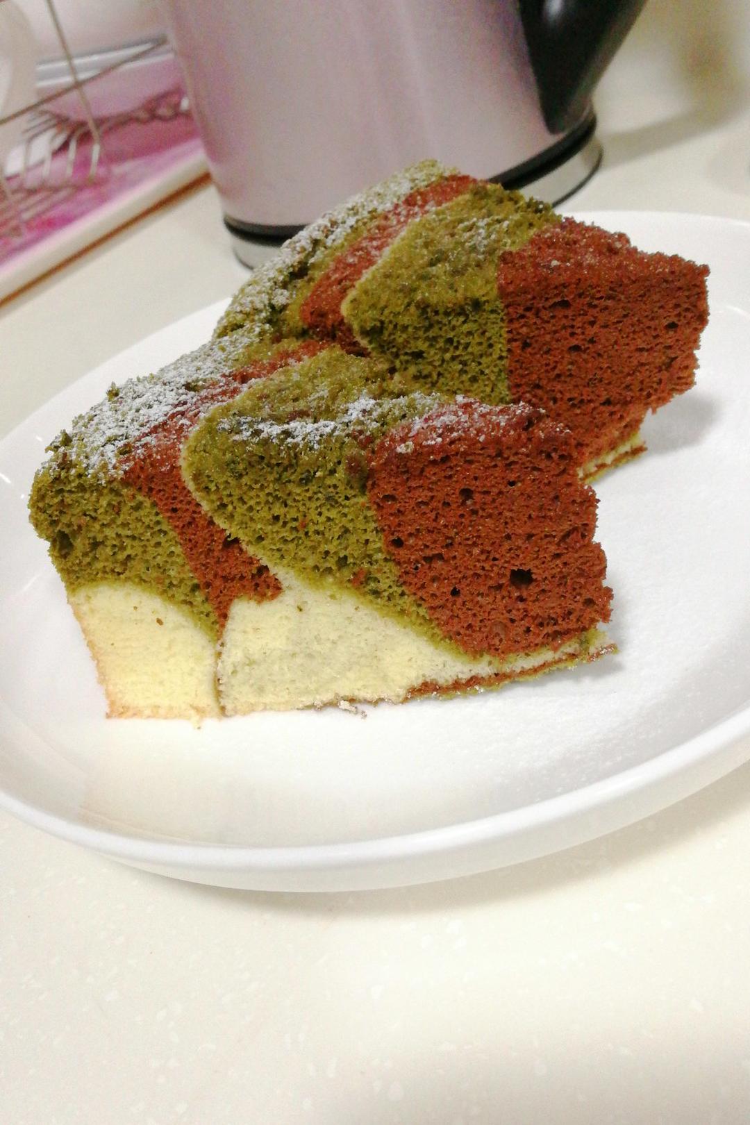 迷彩戚风蛋糕（六寸）