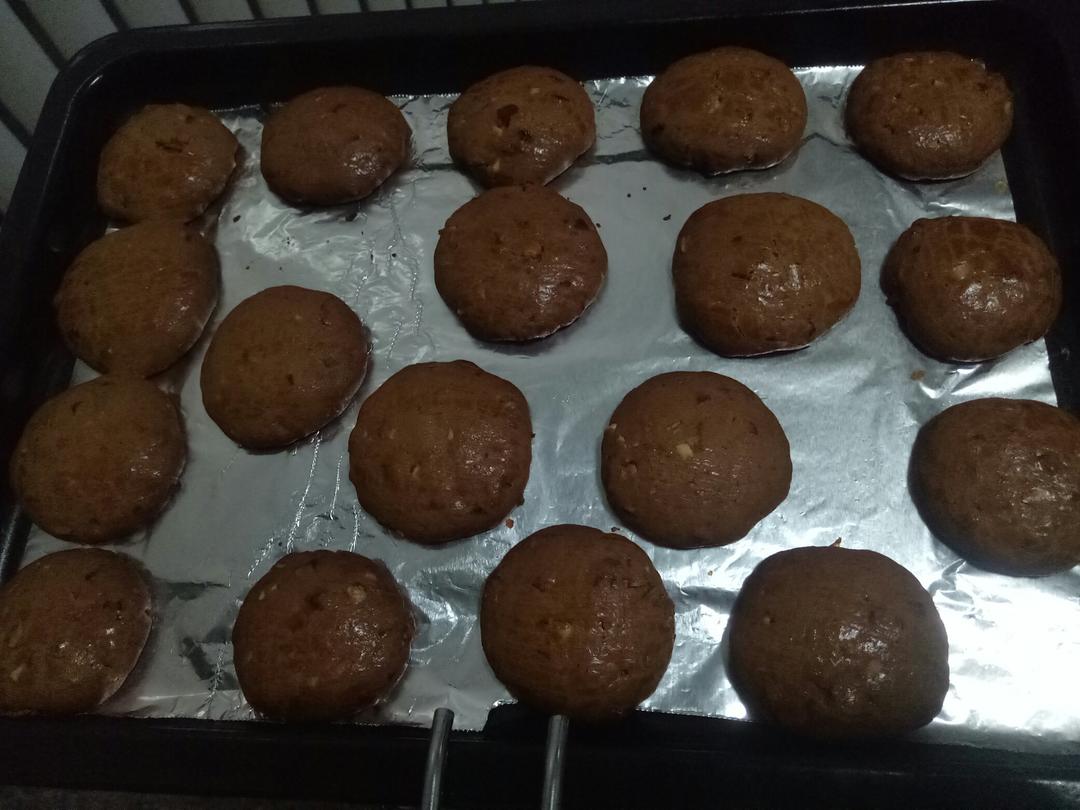 红枣红糖核桃饼干