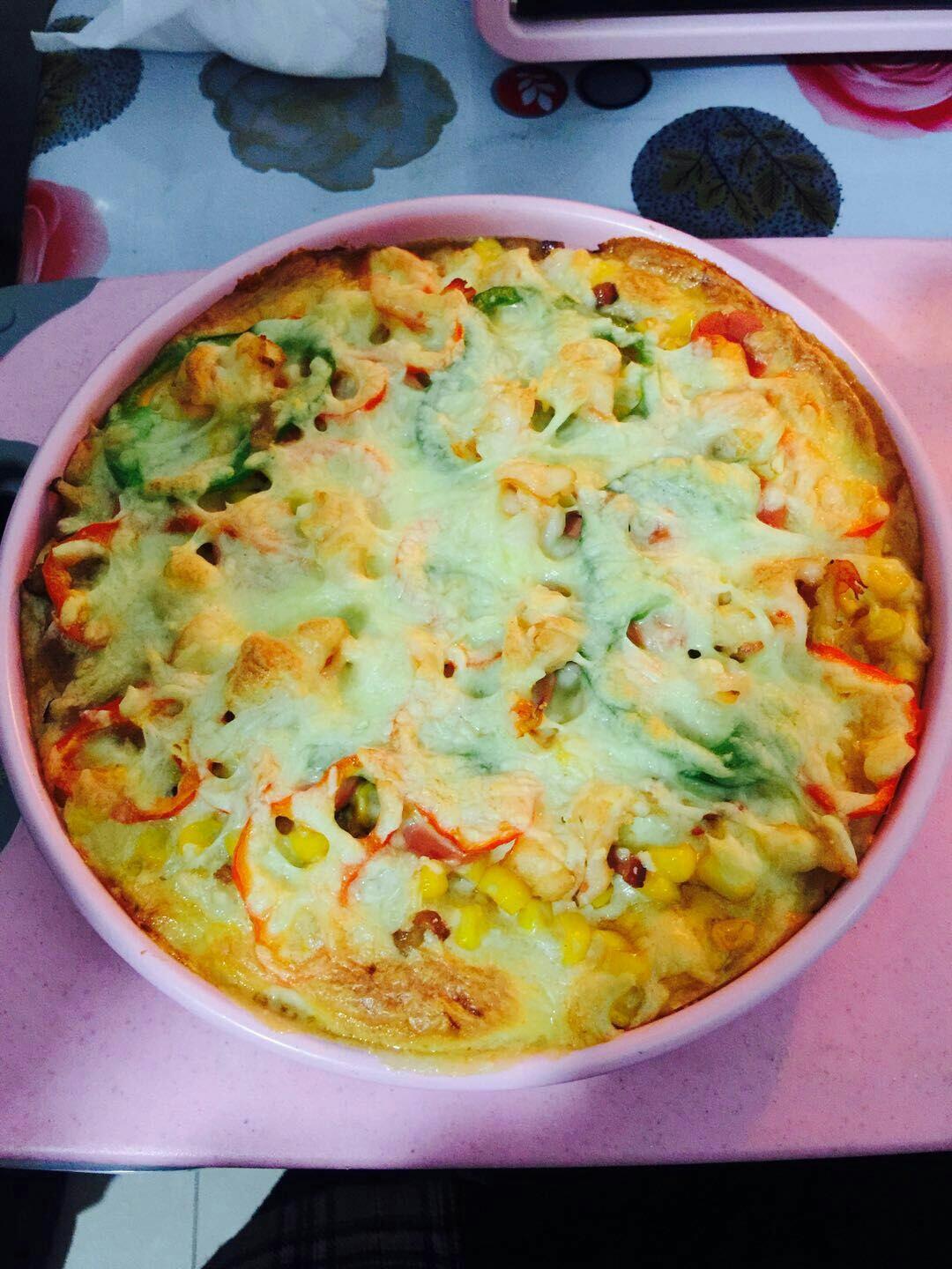 海鲜8寸披萨的做法