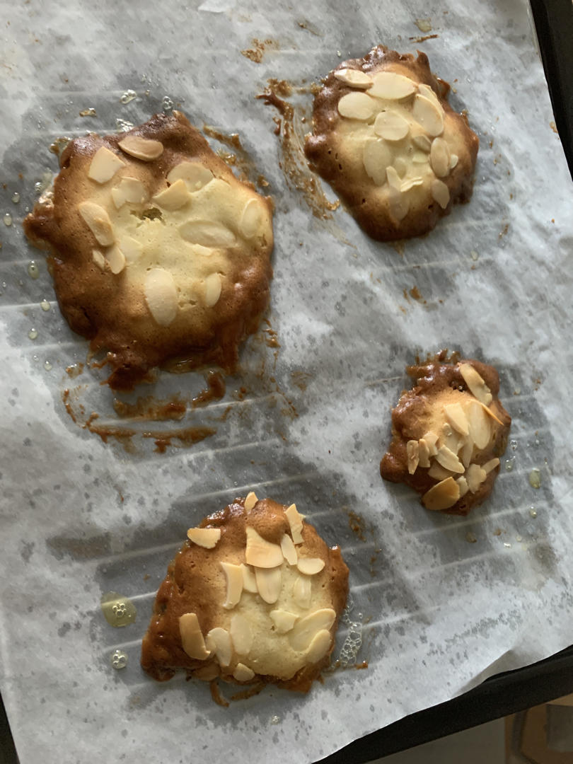 超简单的杏仁瓦片饼干，香脆浓香