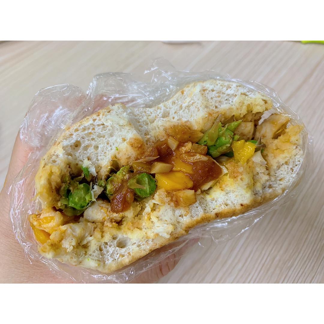 芒果甜辣鸡肉三明治or汉堡随便你【健康一手握】