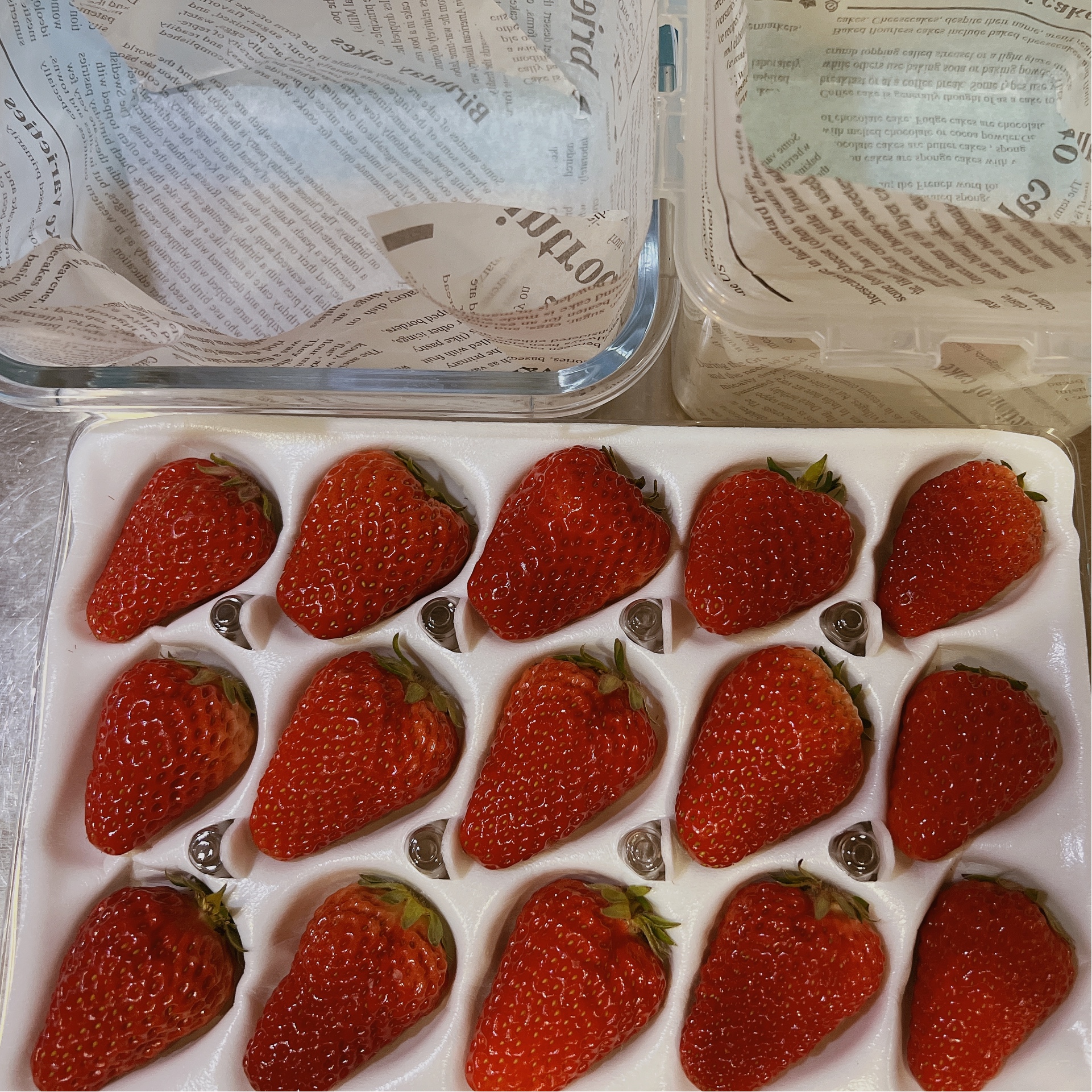 「网红草莓🍓冰山熔岩」的做法 步骤1