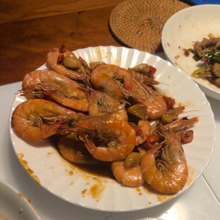 家庭版油焖大虾