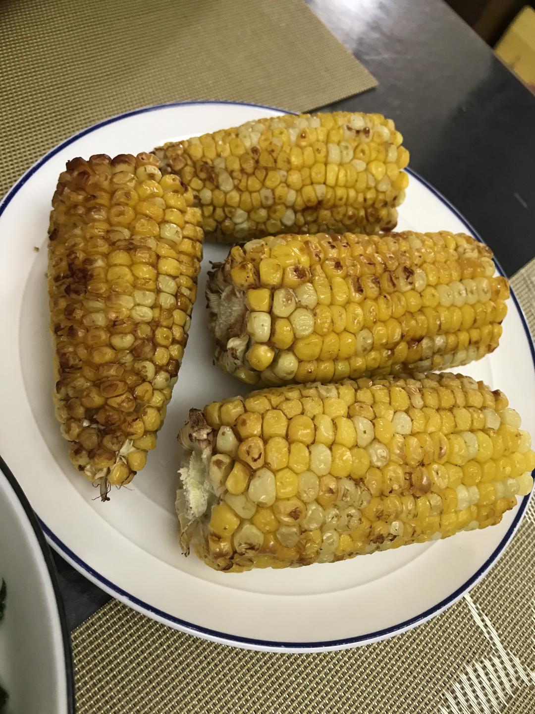 烤玉米(飞利浦空气炸锅机)