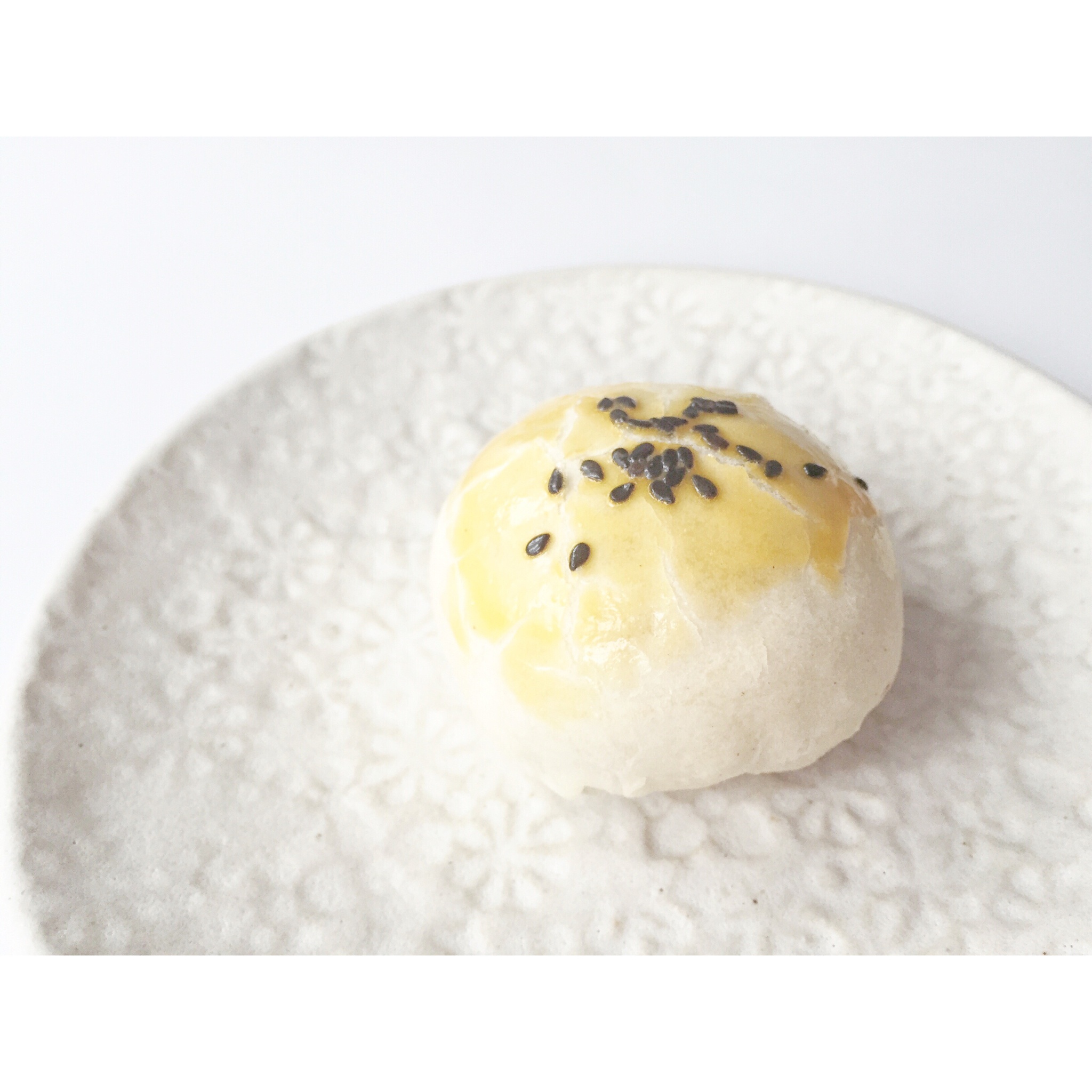 蛋黄酥~紫薯、抹茶、原味~花好月圆，中秋快乐~内附一次做六色蛋黄酥方法~