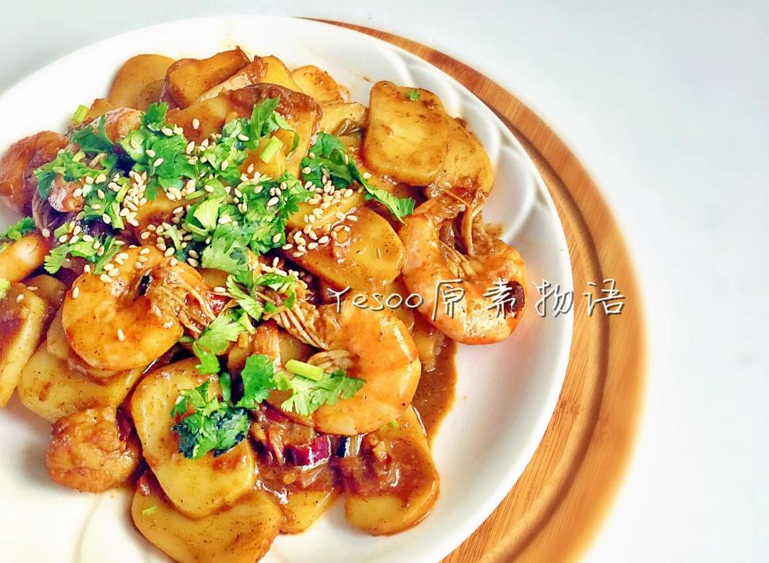 大虾炒年糕-适合上班族的快手菜