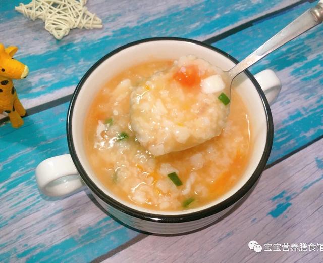 番茄鳕鱼粥——味道鲜美,益智补脑!的做法