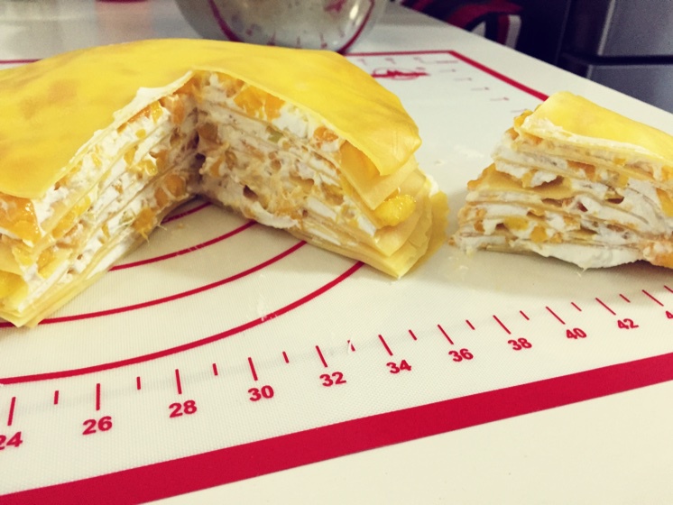 草莓千层饼