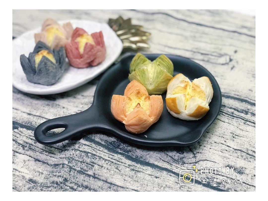 花开富贵之四种口味的椰蓉开口酥