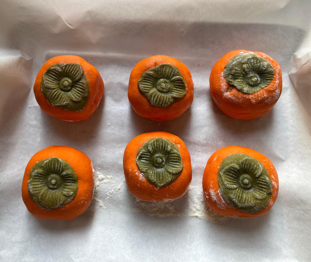 全网独家（原创）柿柿如意—广式金沙奶黄月饼（内附视频做法）