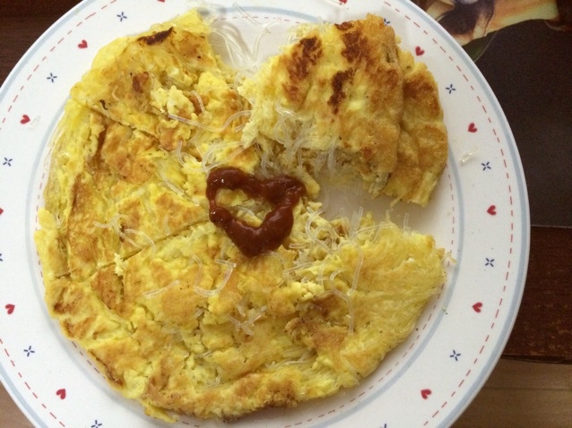 鸡蛋粉丝煎