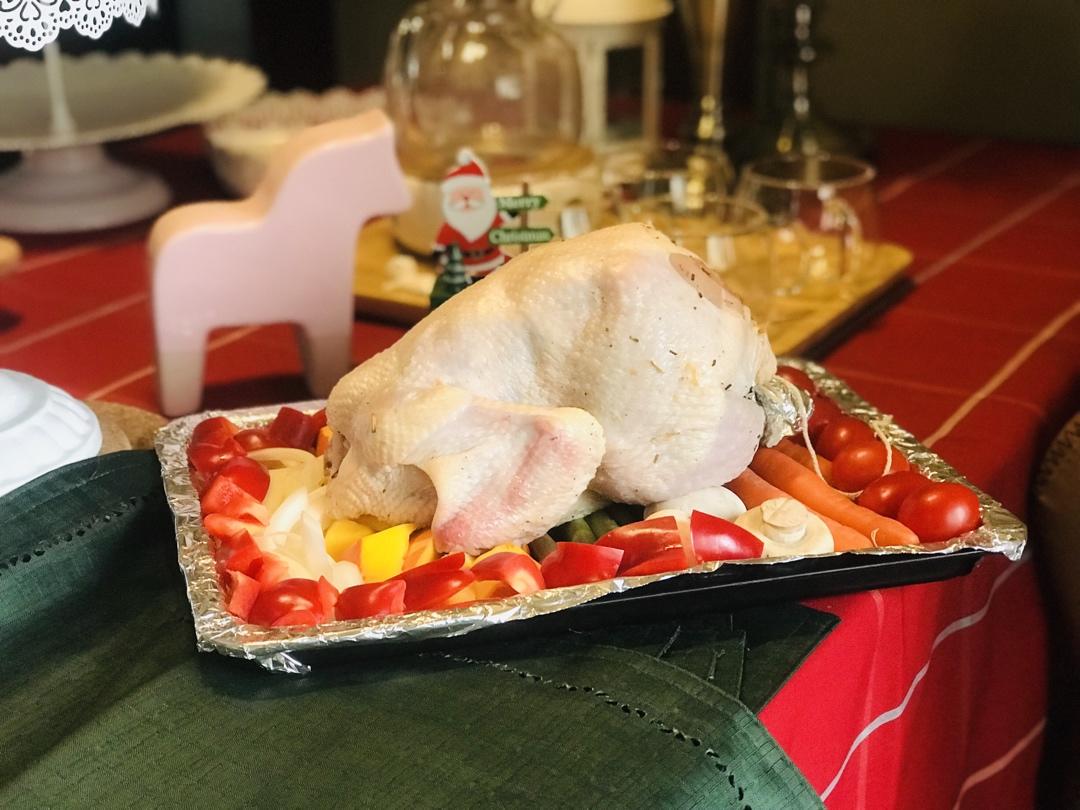 有颜又好吃的圣诞烤鸡