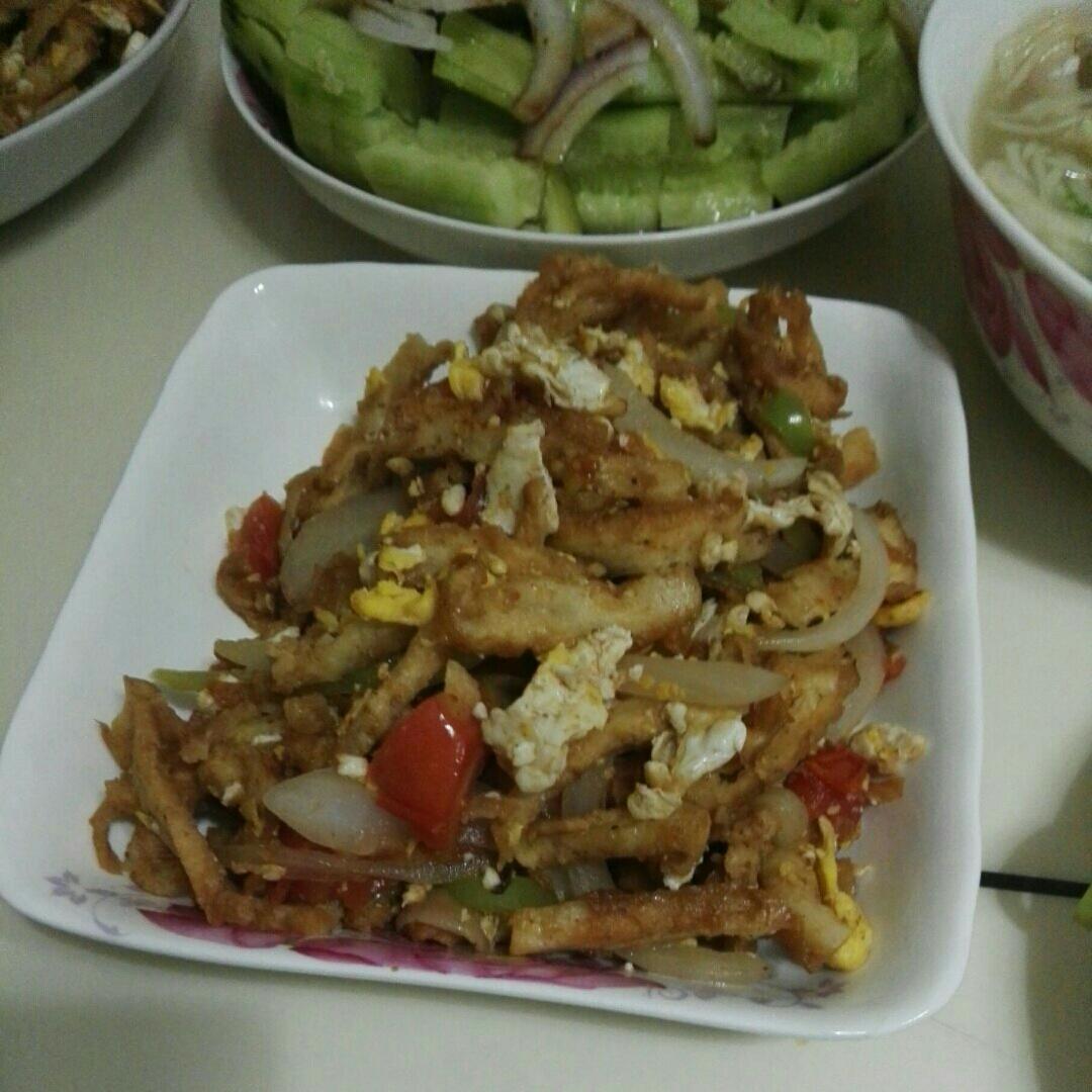 超好吃的炒饼丝