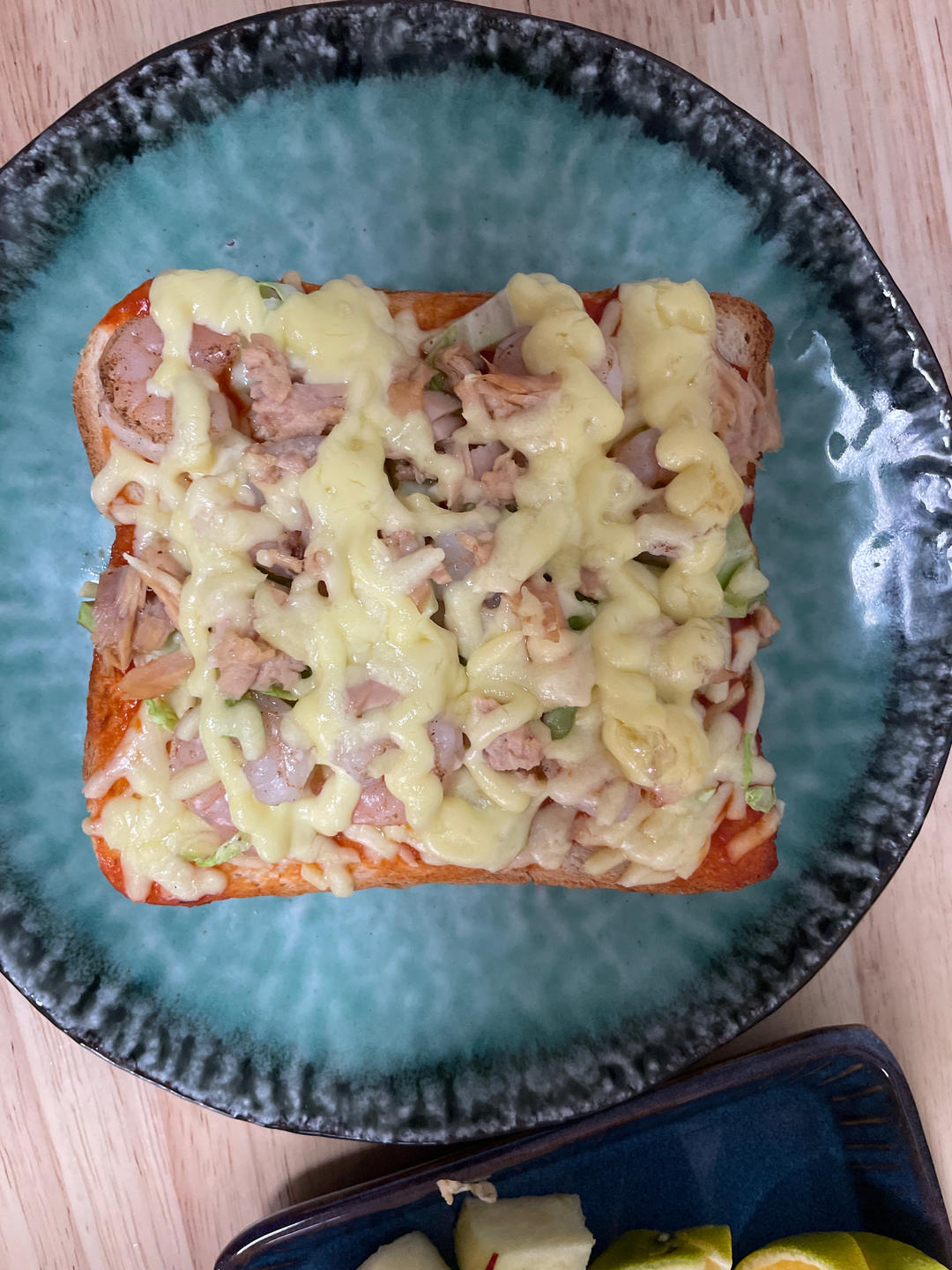 海鲜吐司面包披萨