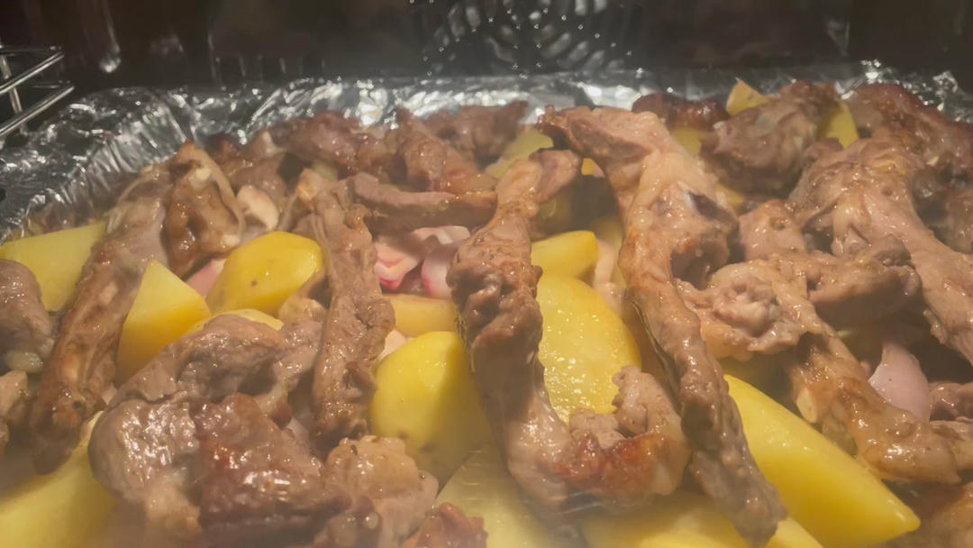 超好吃的烤羊排烤箱版