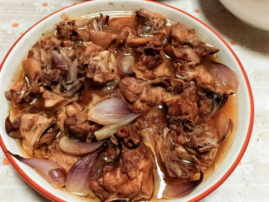 红葱头蒸鸡
