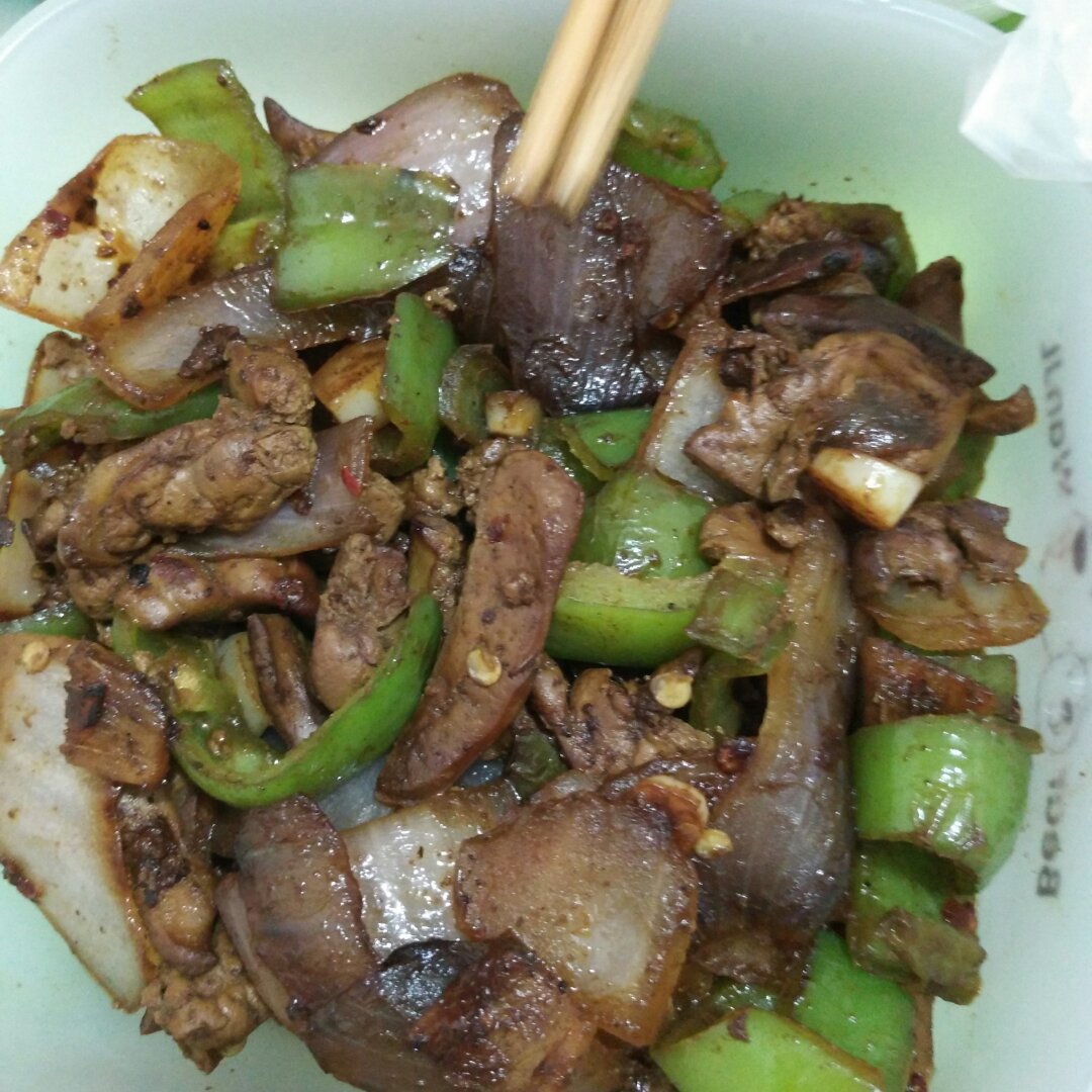 爆炒鸡肝