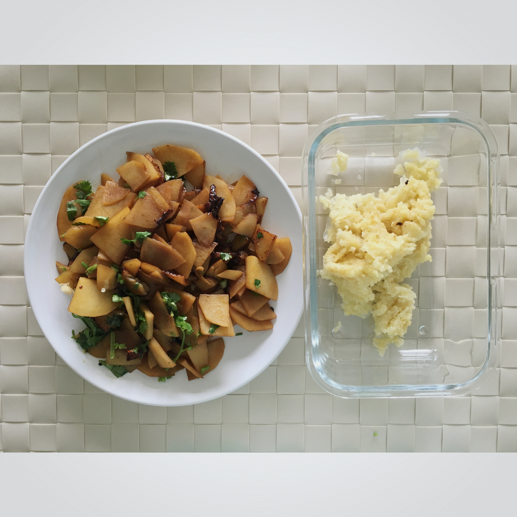 朴素的土豆片