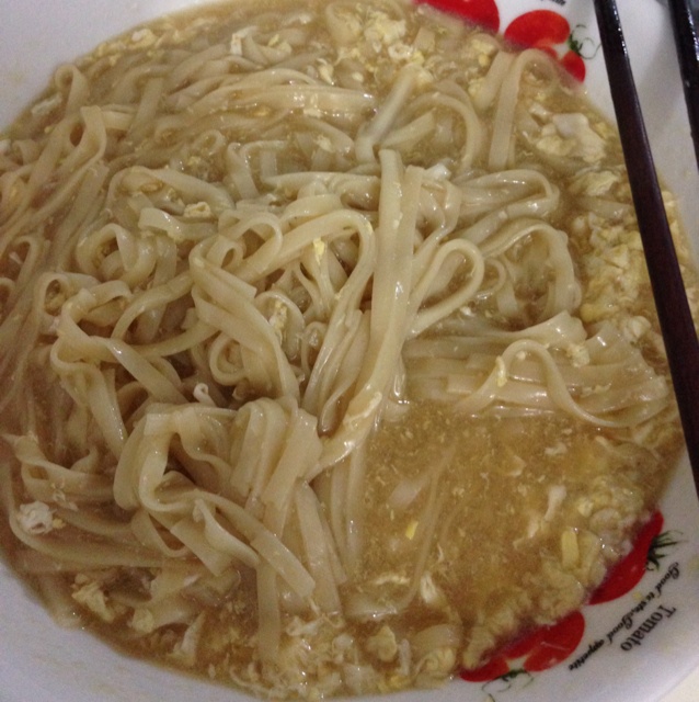 小葱麻油酱油面