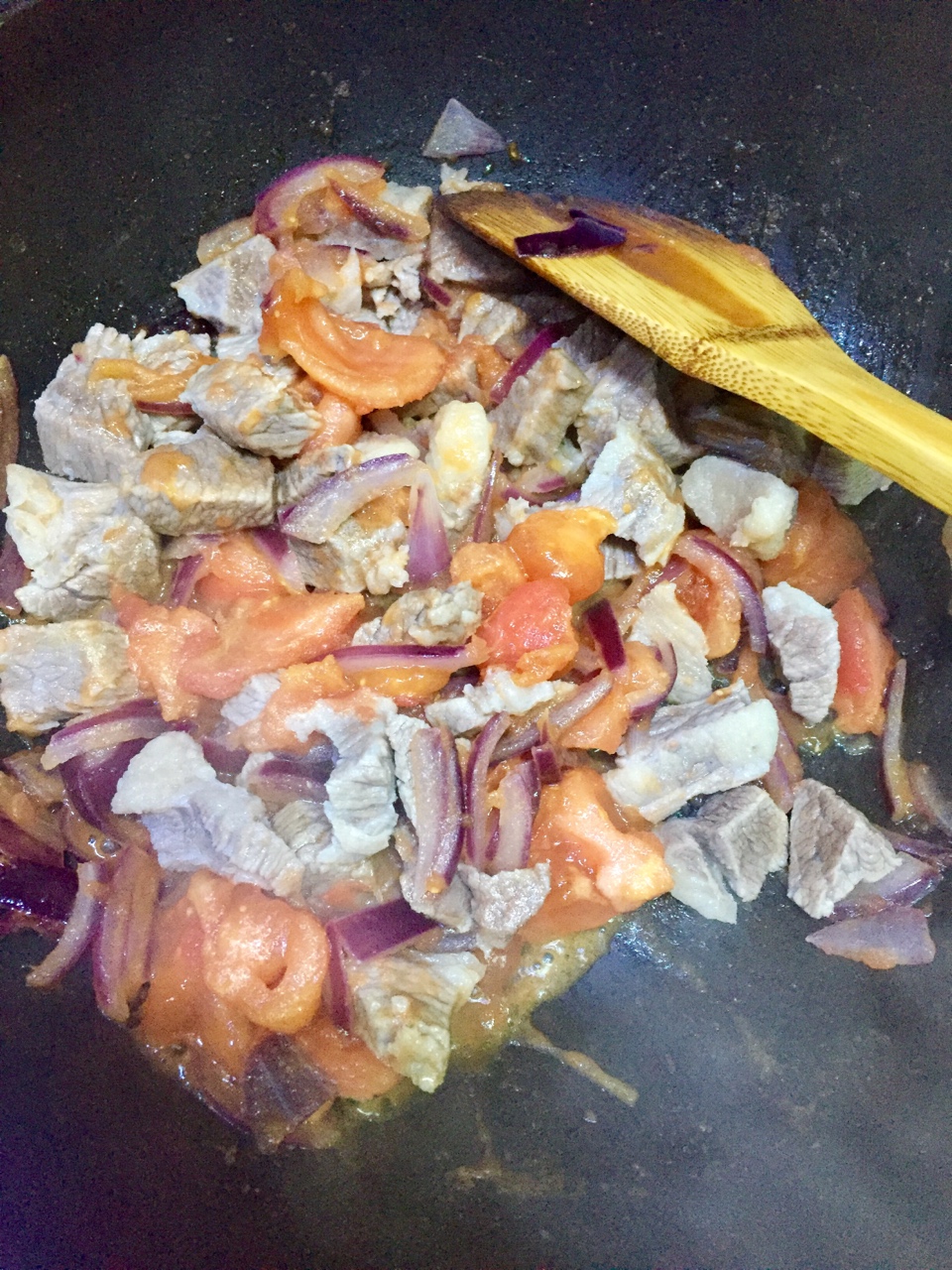 超嫩番茄牛腩菌菇汤的做法 步骤5