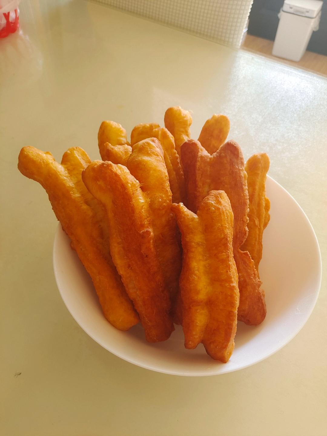 快手早餐～自制油条（酵母版，不含泡打粉、膨松剂）