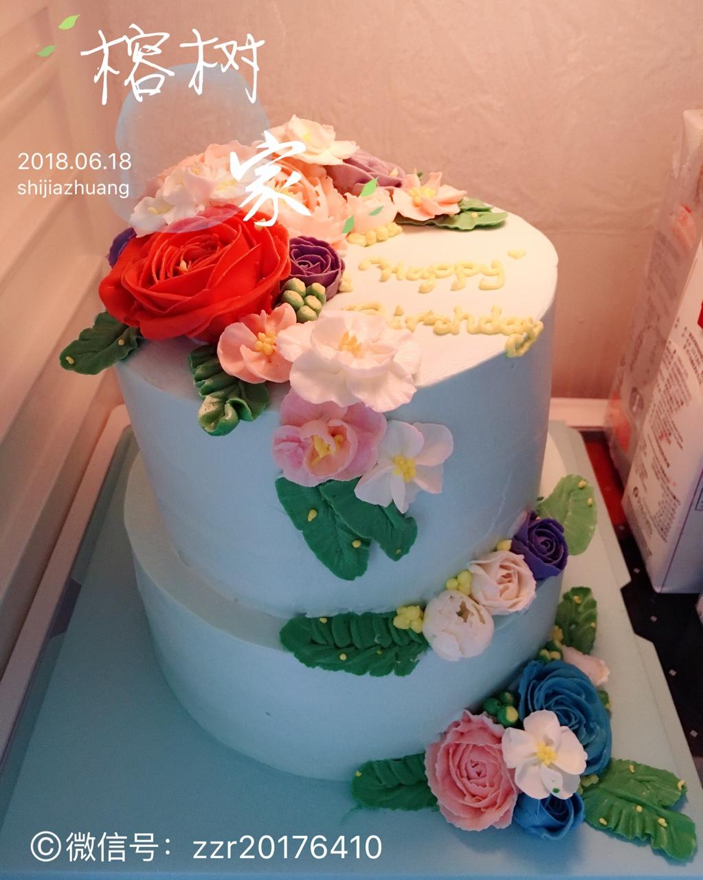 小麦子自创韩式裱花奶酪霜